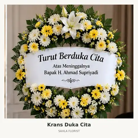 Krans Bunga Duka Sleman Kota